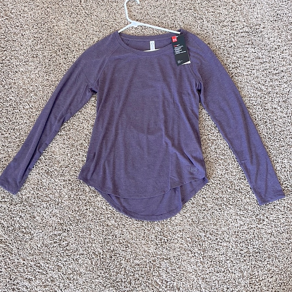 Under Armour Purple Open Back Shirt